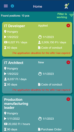 Android application treXpert screenshort