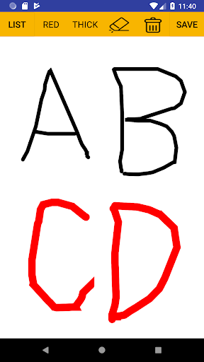 Handwritten notes Screen 2