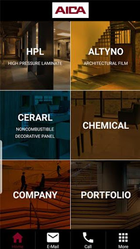Android application AICA Mobile Application screenshort