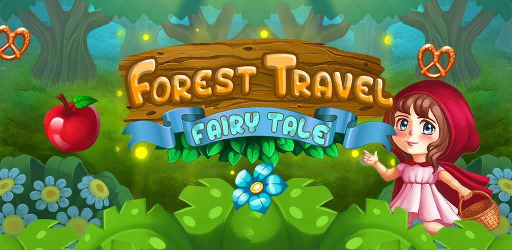 Игра путешествие в лес. Travel Fairy. Puzzle 15 game.