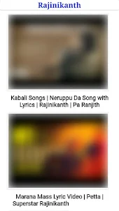 Rajinikanth All Video Songs