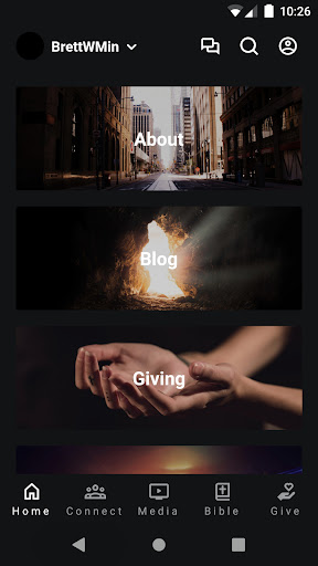 Android application Brett Watson Ministries screenshort