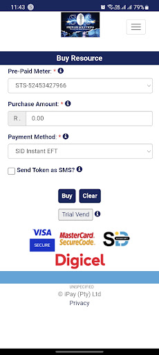 SOSPrepaid Utilities Screen 2