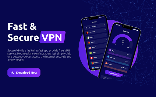 Android application VI VPN - Fast & Secure VPN screenshort