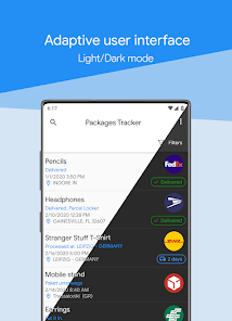 Captura 2 Packages Tracker android