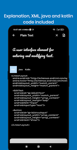 Android app development tools Developer Assistant