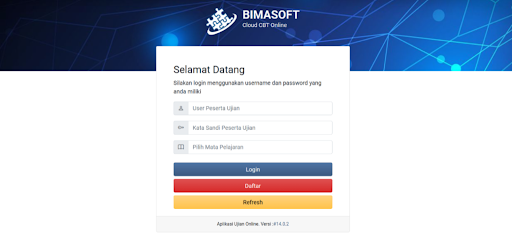 Ujian CBT SMANU MH THAMRIN Screen 2