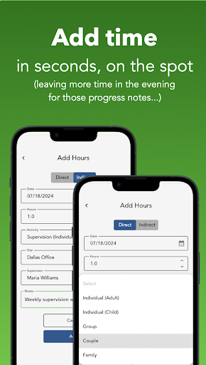 My LPC Hours Screen 2