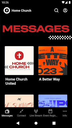 Android application Home Church Official App screenshort