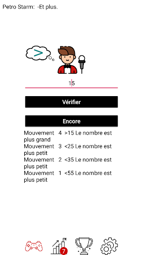 Aperçu de l'application
