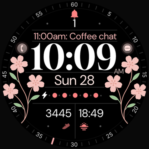 Get Digital Floral Watch Face for Android Aso Report