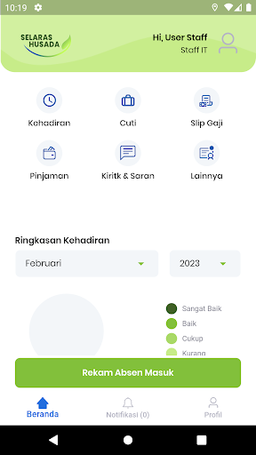 Android application Selaras Husada screenshort