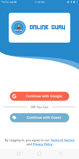 Android application Online Guru screenshort
