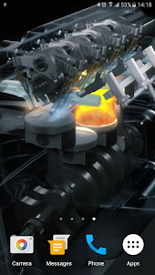 Motor 3D Papel De Parede