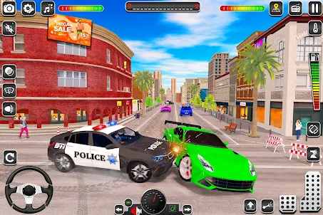 เกมขับรถตำรวจสหรัฐ 3 มิติ