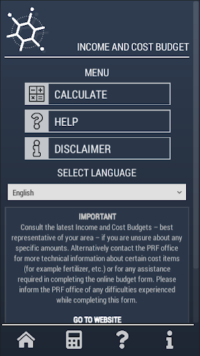 Android application Income and Cost Budget screenshort