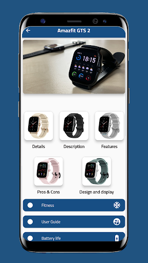 Android application Amazfit GTS 2 Guide screenshort