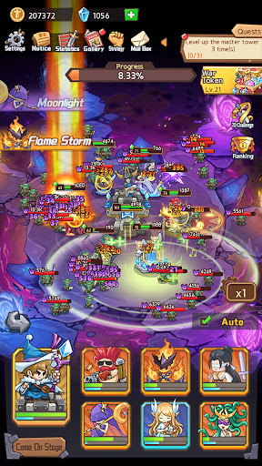 Screenshot of Magic Tower Rush: Idle TD