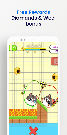 Save My CuteCat : Drawing Screen 3