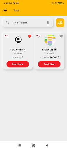 Book Indian Talents Screen 2