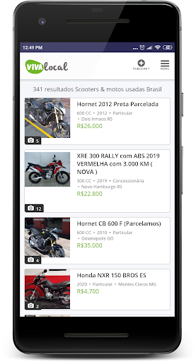 Motos Usadas no Brasil