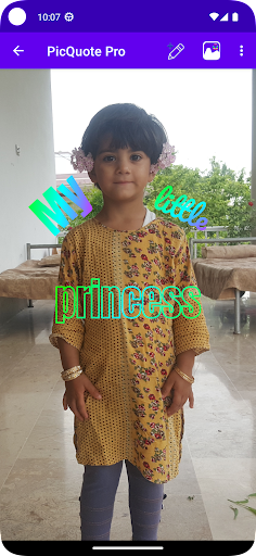 Android application PicQuote Lite screenshort