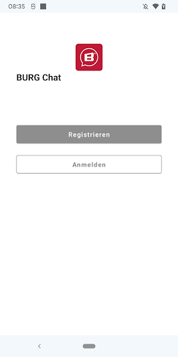 Android application BURG.Chat screenshort
