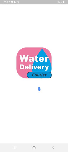 Android application Water Delivery Courier screenshort