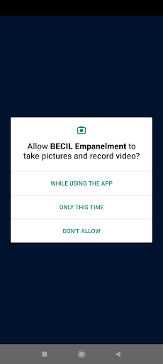 BECIL Empanelment Screen 2