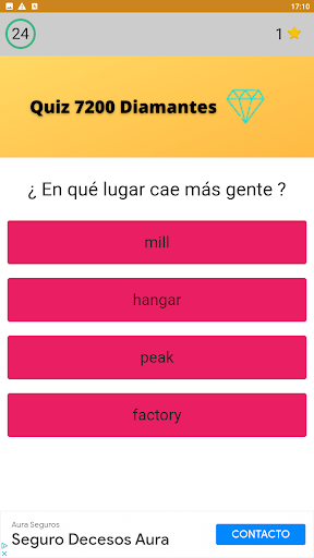 Quiz Fire - Diamantes Screen 3