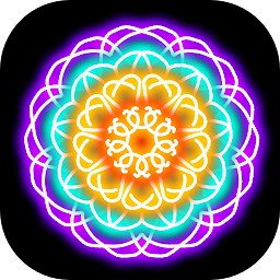 Icon image Glow Magic Doodle kaleidoscope