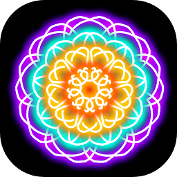 Glow Magic Doodle kaleidoscope: Download & Review