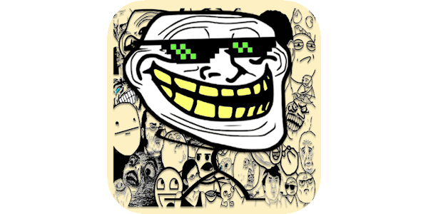 Troll Face Crying Sticker - Troll Face Crying Laughing - Discover & Share  GIFs