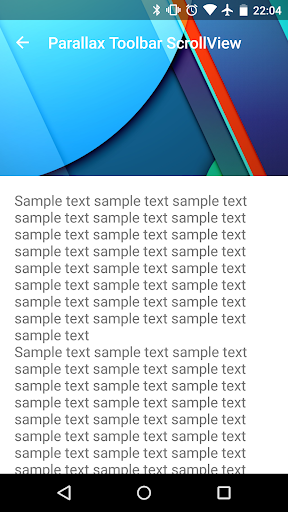 Material Design Sample App