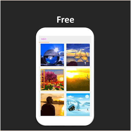 Color by Number - sun Screen 2
