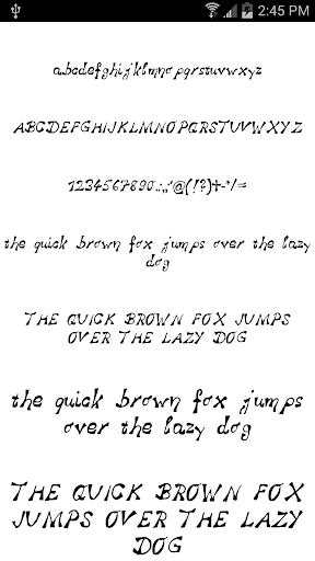 Fonts Message Maker Screen 2