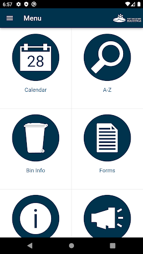 Android application Port Macquarie Waste Info screenshort