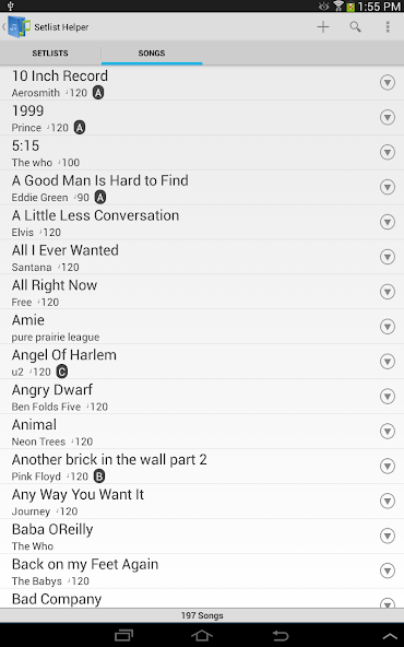 Setlist Helper and Song Book Pictures 7