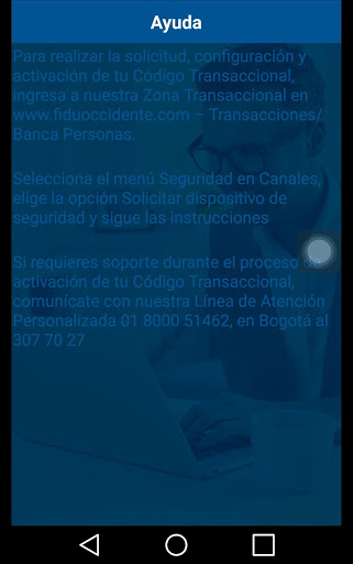 FiduOccidente Screen 2