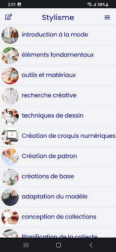 Aperçu de l'application