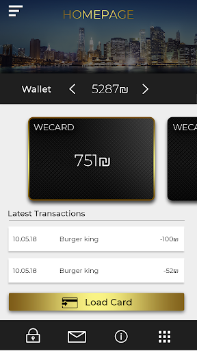 Wecard Screen 2
