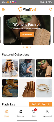 Android application Shopify Mobile App Demo screenshort