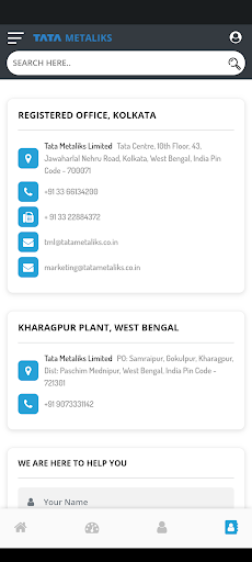 TATA Metaliks Solutions Screen 2