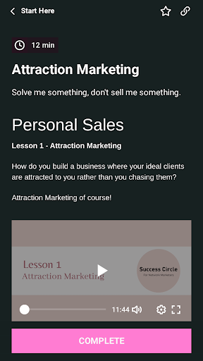 Success Circle Screen 3
