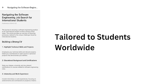 Tech Career Hub Screen 2