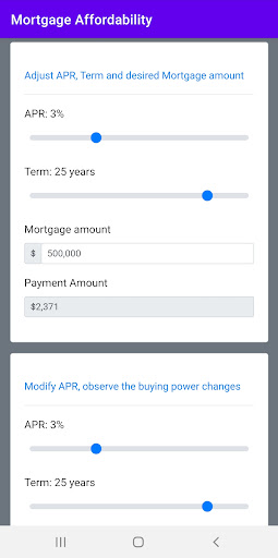 Mortgage Affordability Calc Screen 3