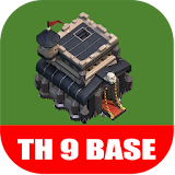 New COC Town Hall 9 Base icon