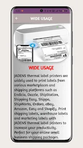 JADENS Label Printer Guide