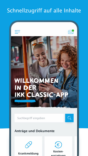 Android application IKK classic screenshort