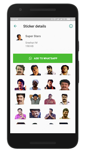 Malayalam Stickers Screen 3